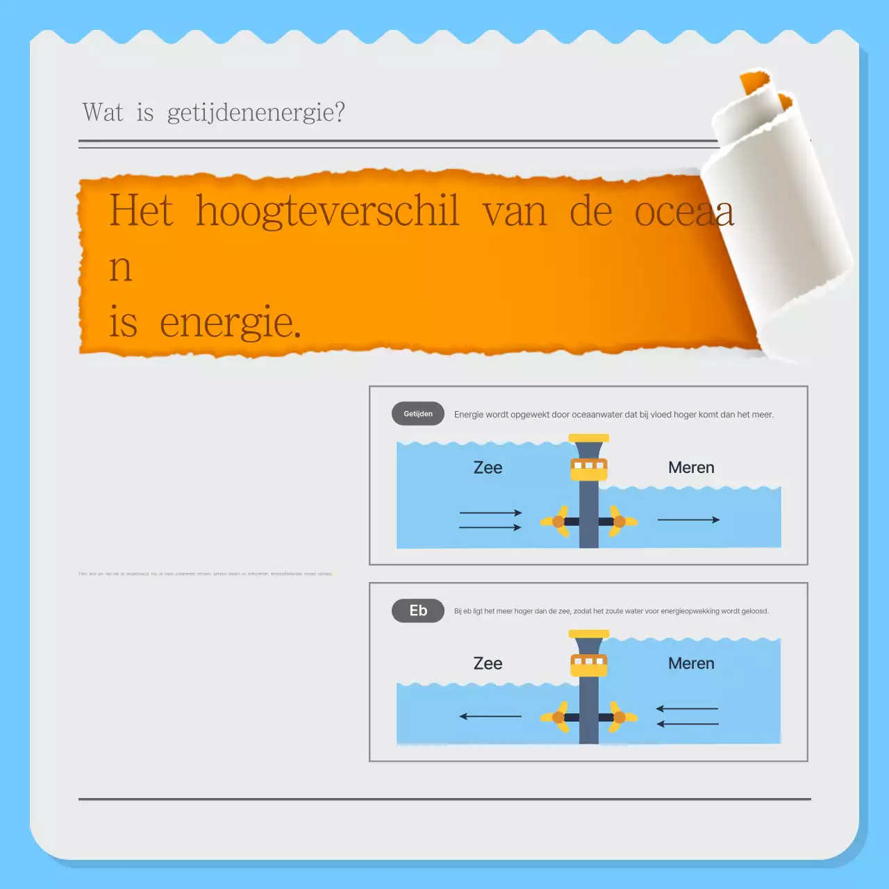 Sky Blue Moderne Milieuvriendelijke Nieuwsbrief