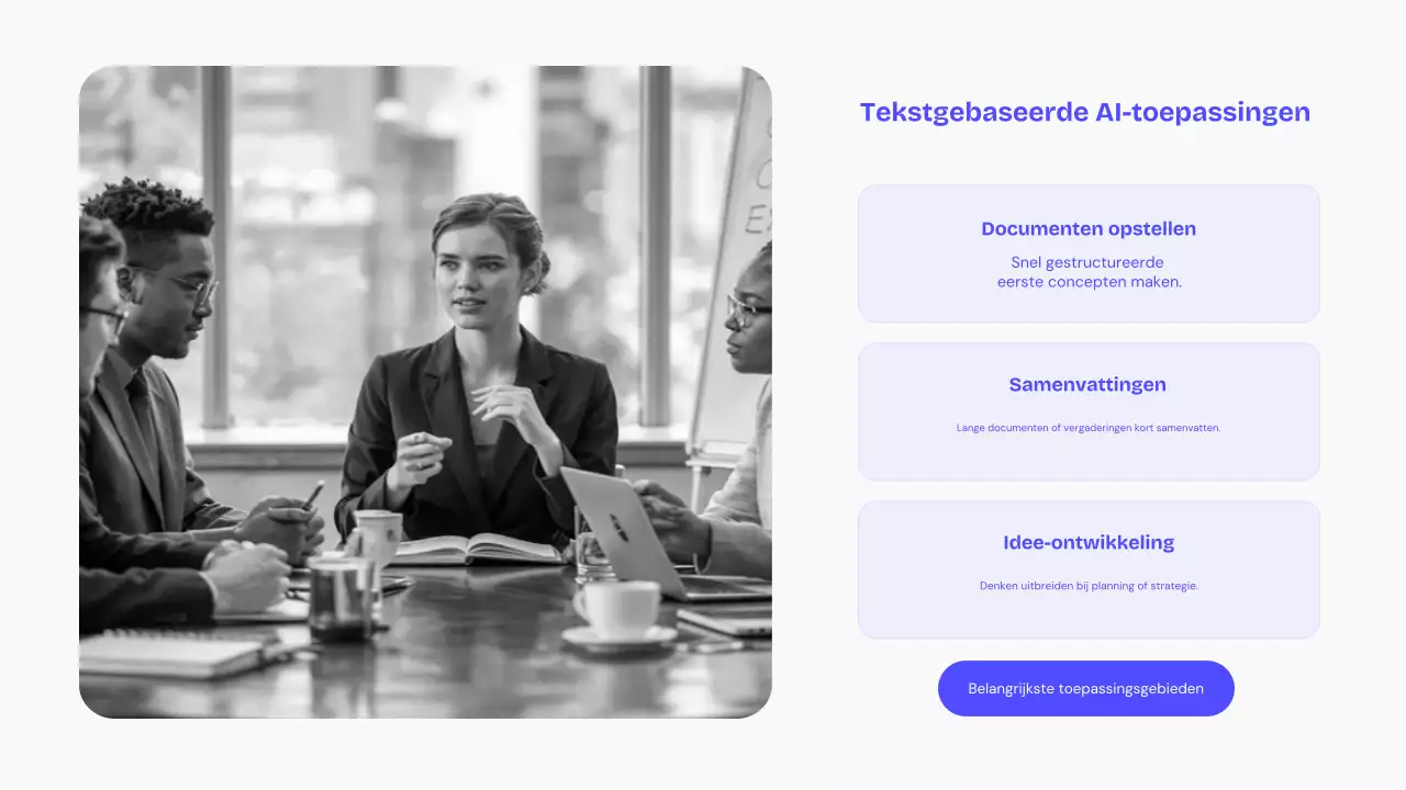 Blauwe moderne AI-lezing