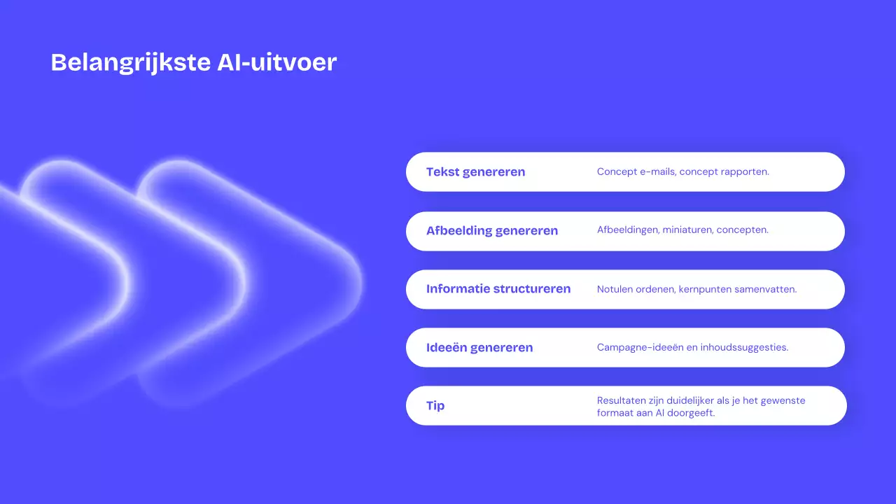 Blauwe moderne AI-lezing