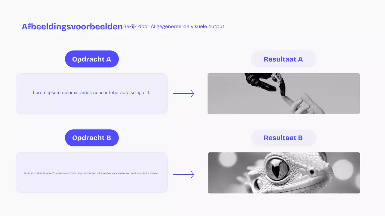 Blauwe moderne AI-lezing