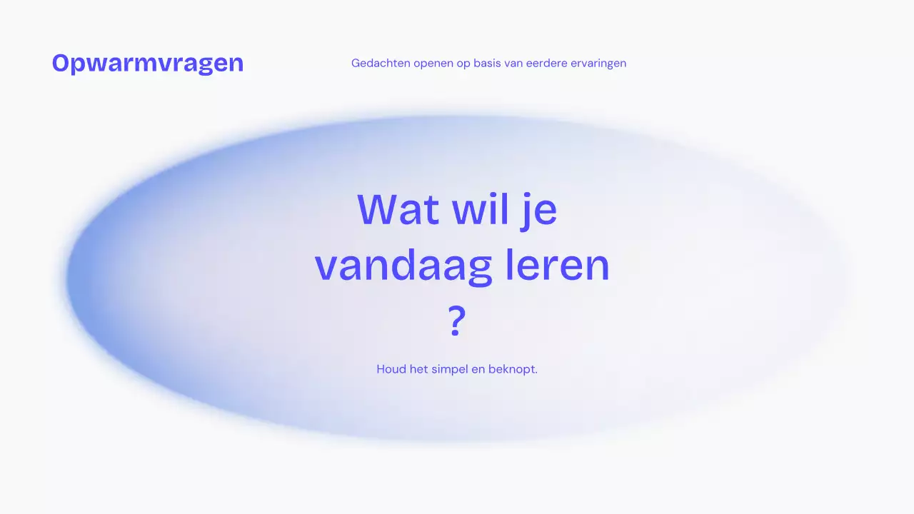 Blauwe moderne AI-lezing