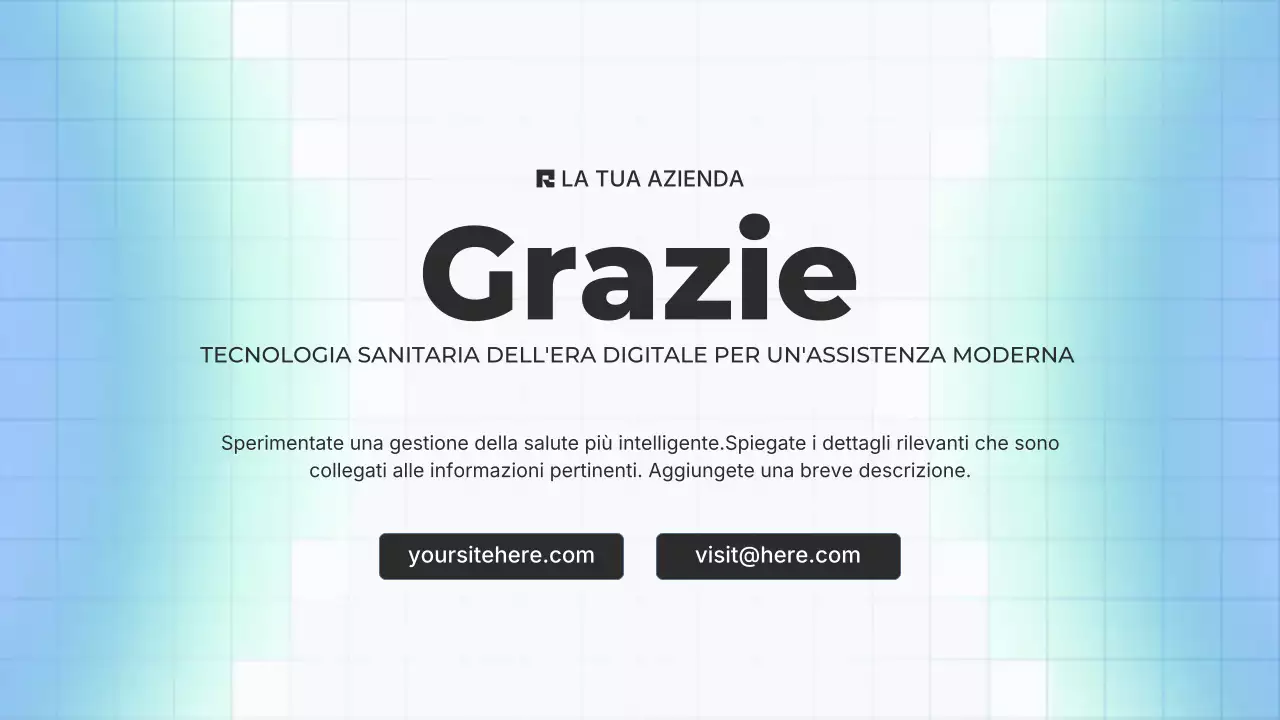 Presentazione di Blue Modern Health Tech