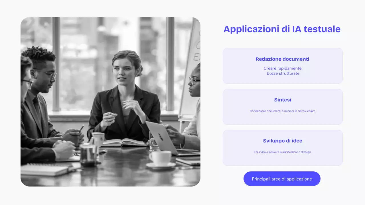Lezione di intelligenza artificiale moderna blu