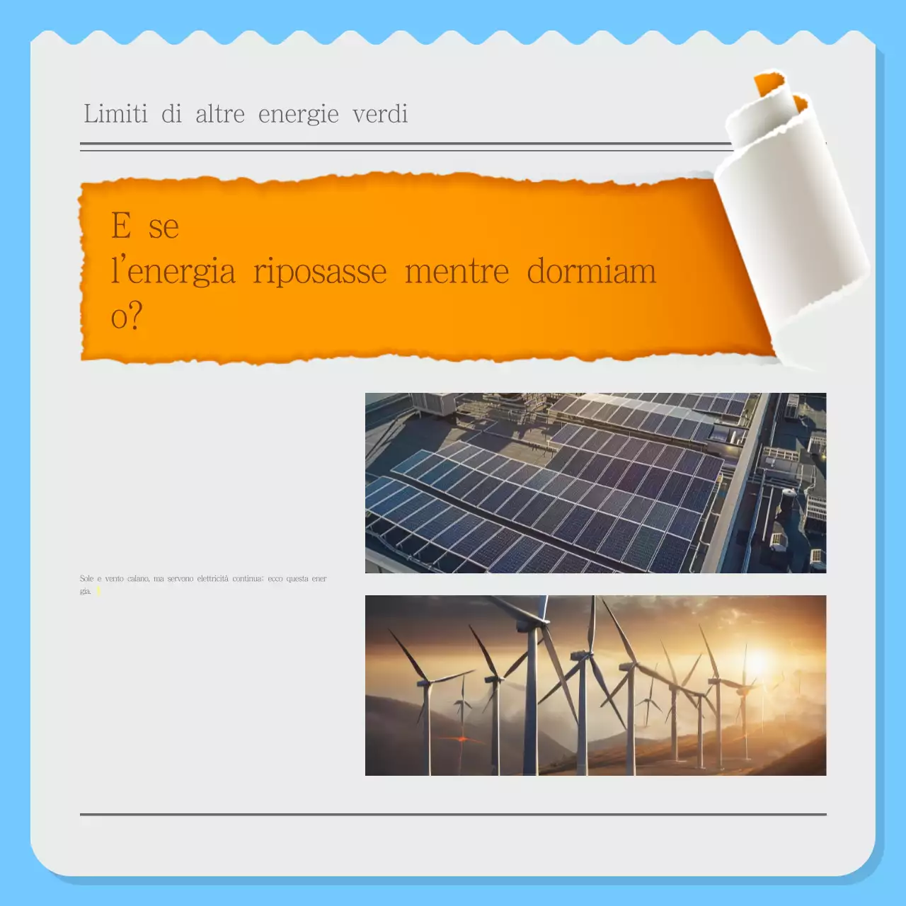 Newsletter ecologica moderna Sky Blue