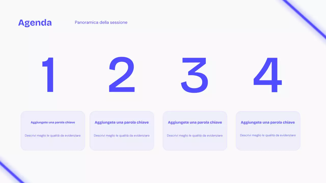 Lezione di intelligenza artificiale moderna blu