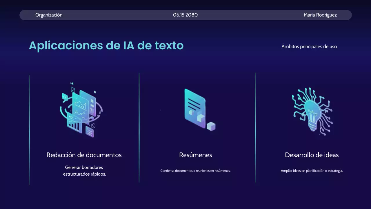 Anuncio del curso Blue Modern AI