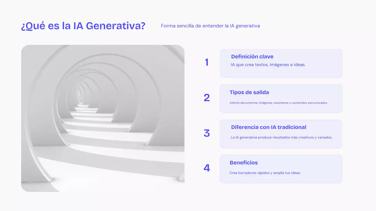 Conferencia sobre IA moderna y azul