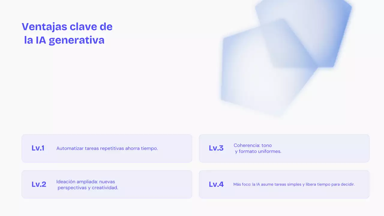 Conferencia sobre IA moderna y azul