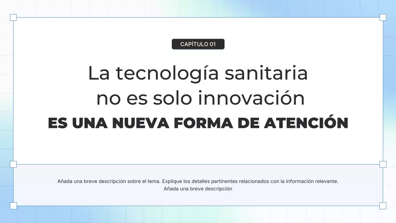 Presentación de Blue Modern Health Tech