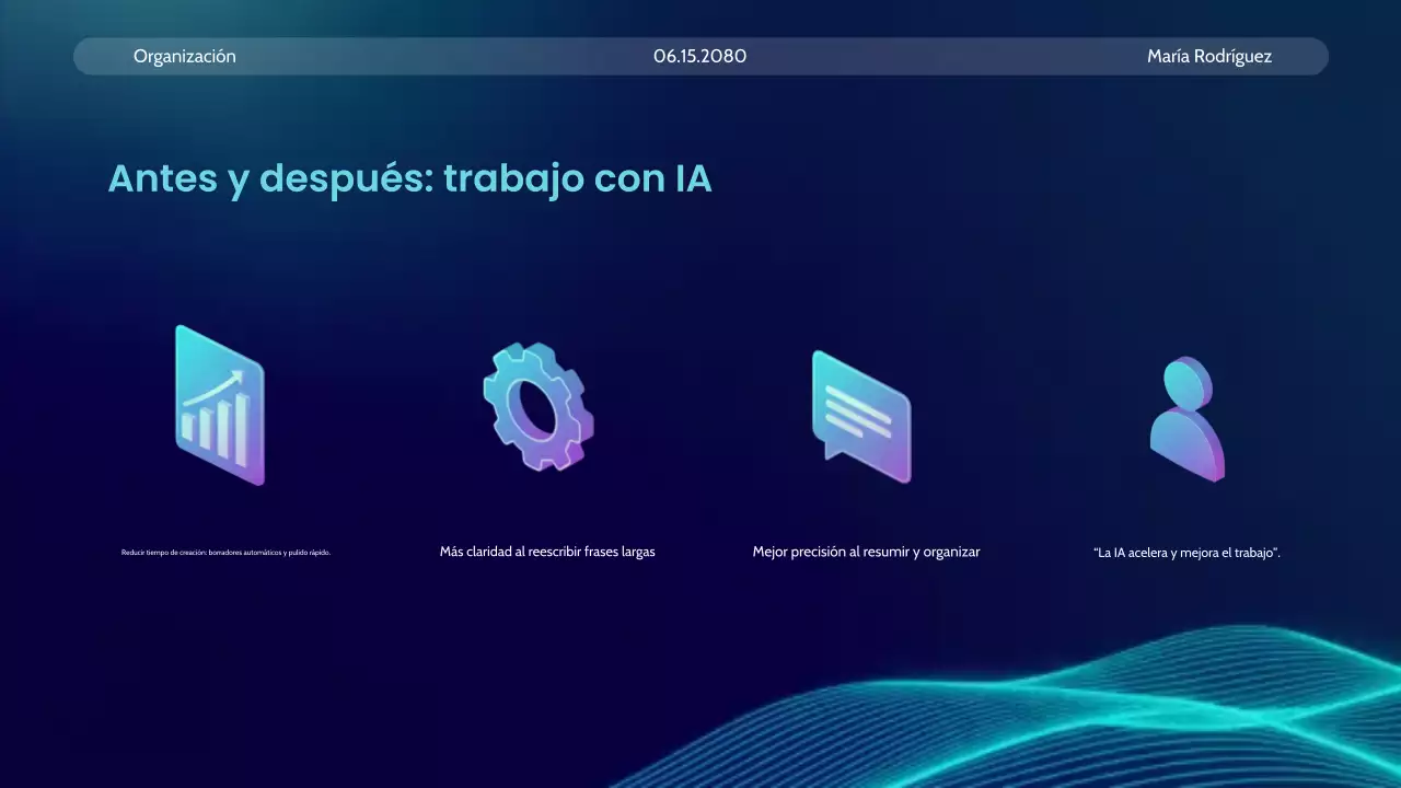 Anuncio del curso Blue Modern AI