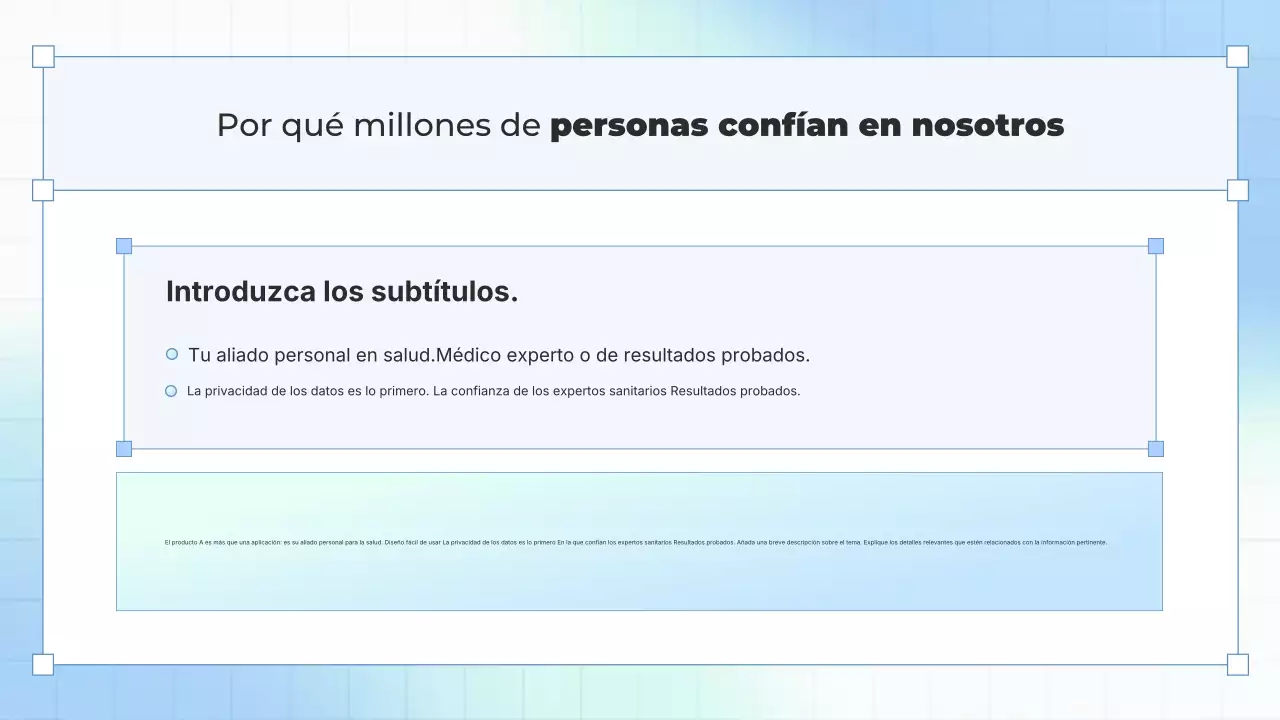 Presentación de Blue Modern Health Tech