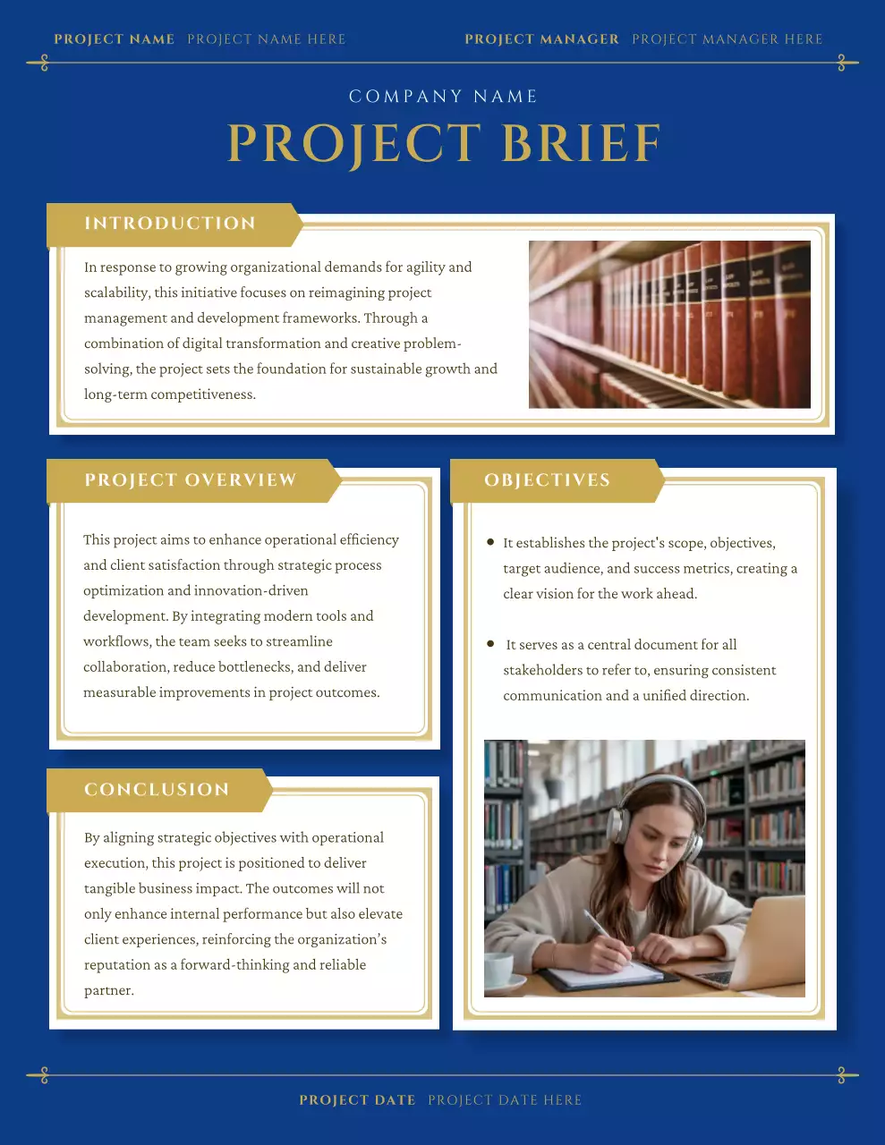 Blue Gold Formal Project Report Poster
