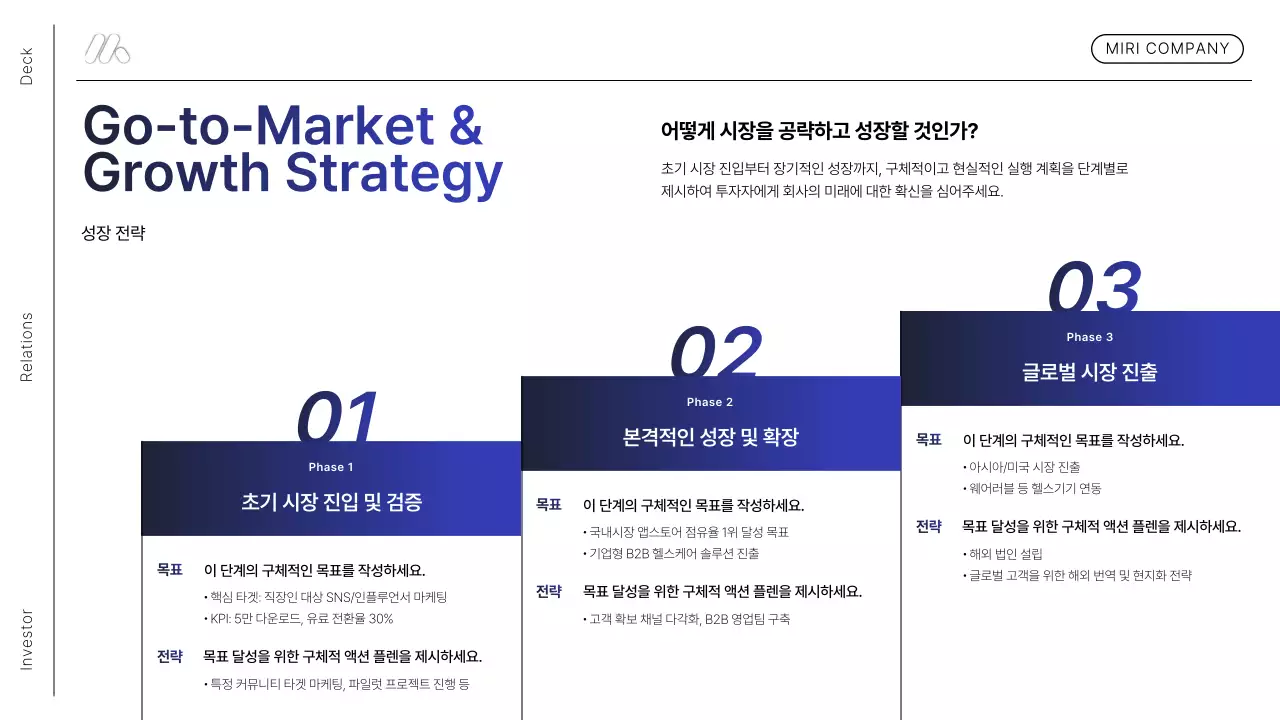 블루 모던 스타트업 설명서