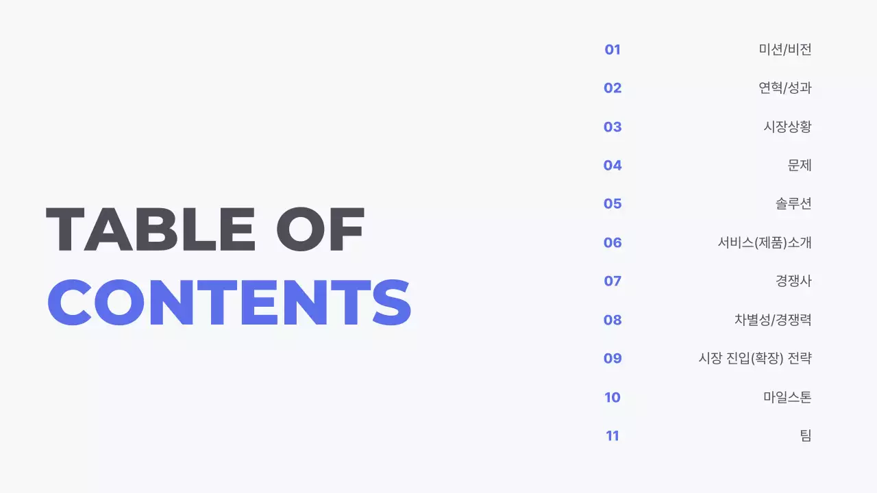 연보라 모던 스타트업 제안서