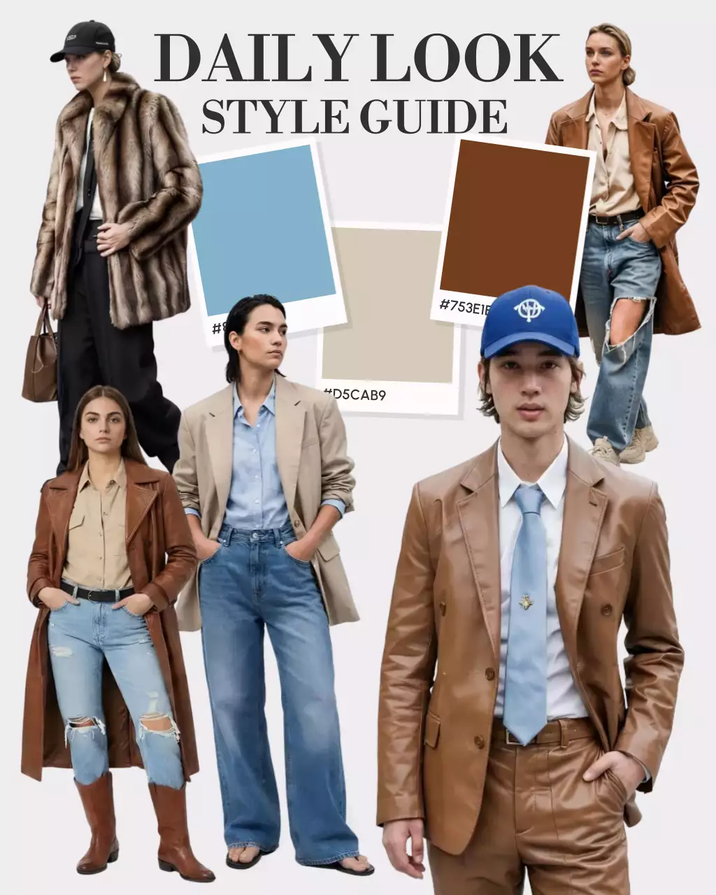 brown trendy fashion guide