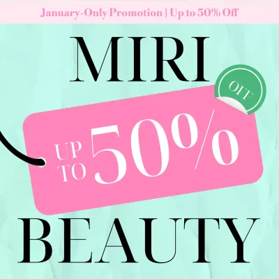pink modern beauty promotion