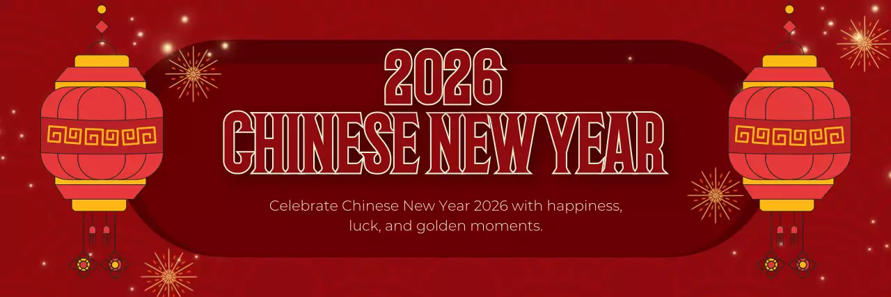 Hình ảnh minh họa màu đỏ và vàng cho Tết Nguyên Đán năm 2026.