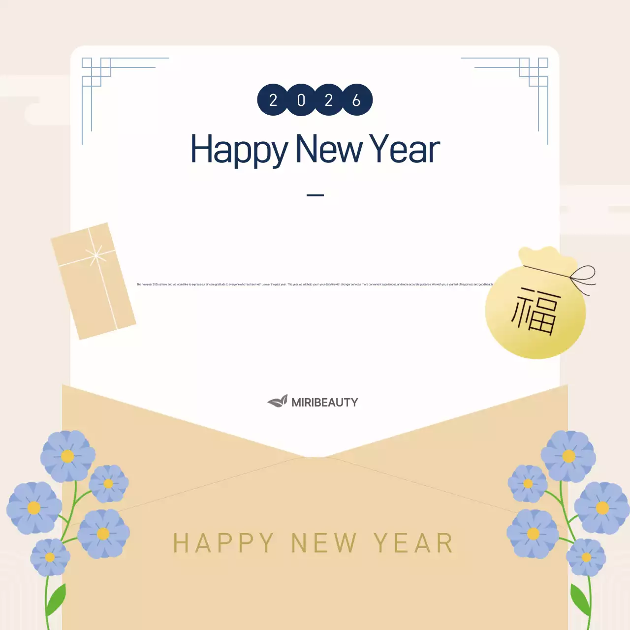 Promoção Rosa Moderna de Ano Novo