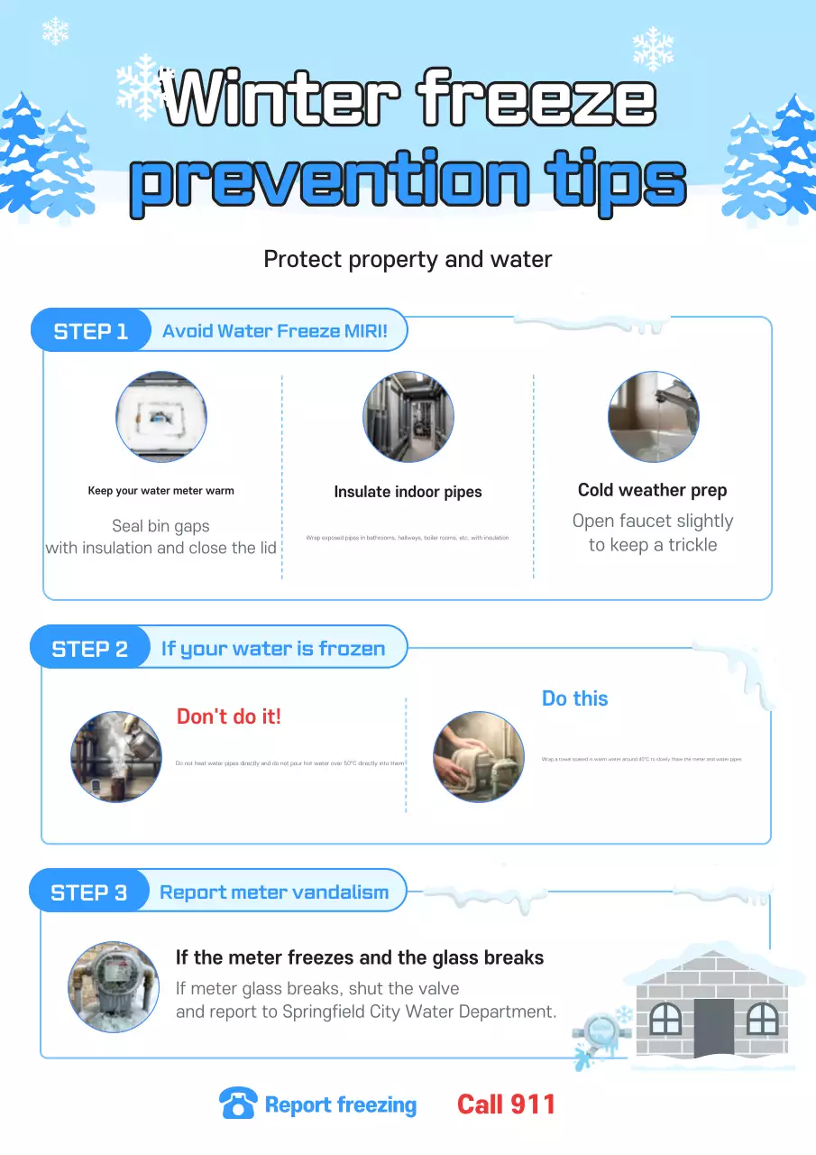 Hướng dẫn đơn giản về cách phòng tránh rét mùa đông với màu xanh da trời.