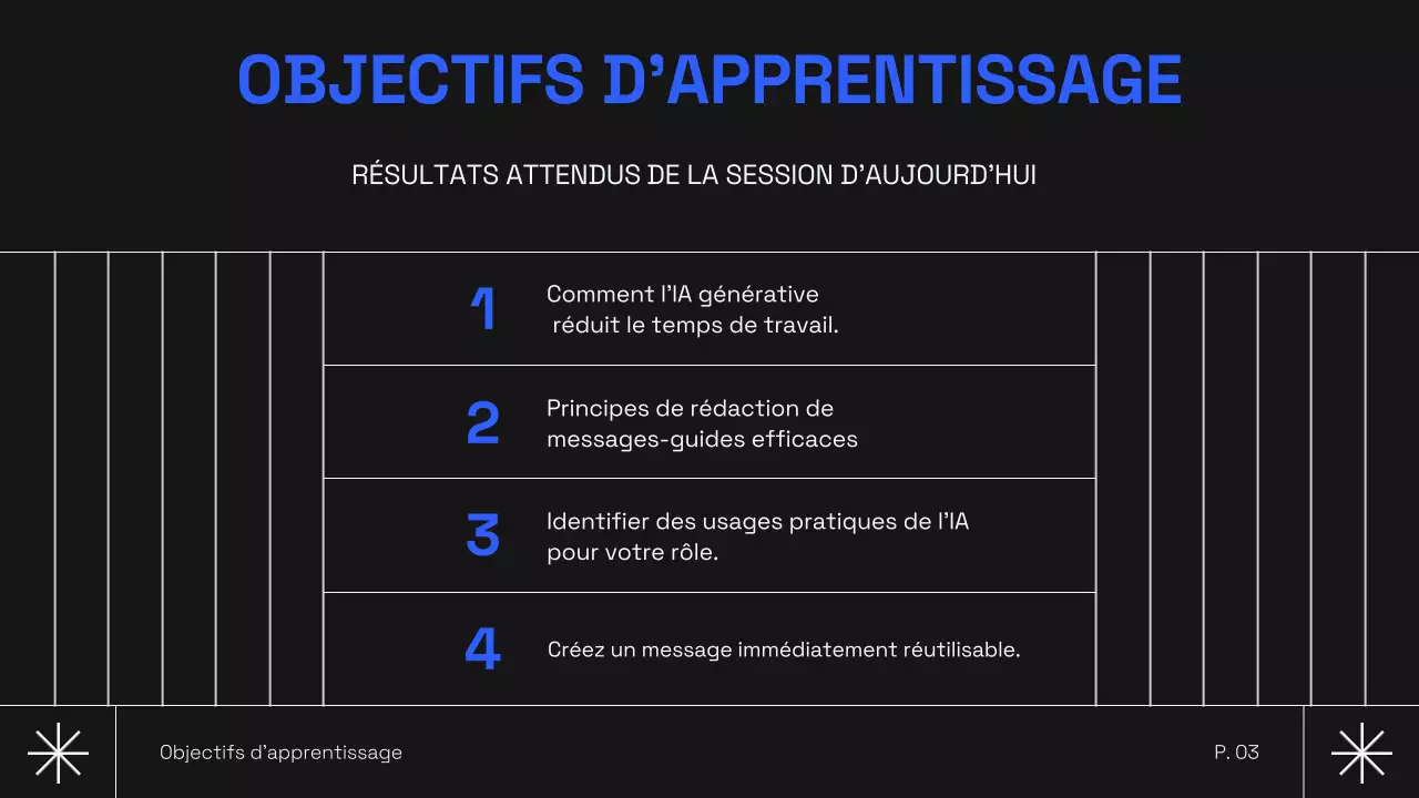 Cours d'IA moderne pour Noirs