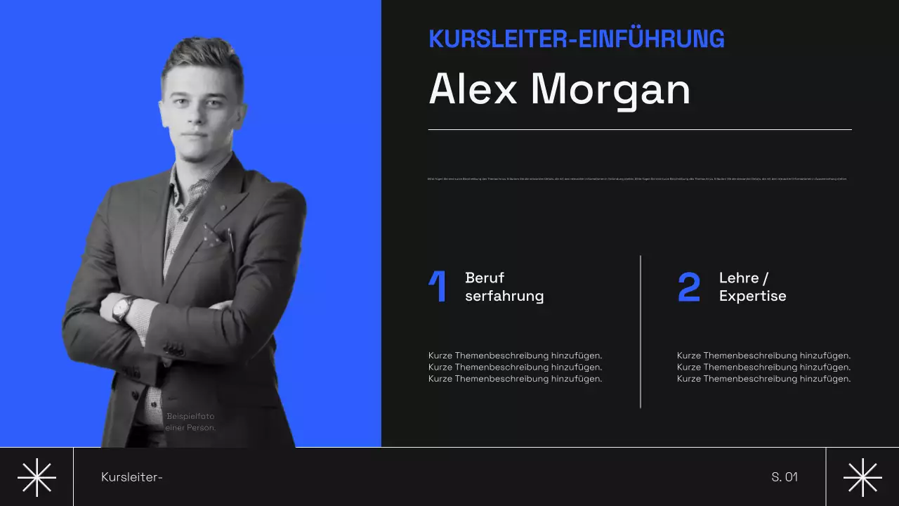 Schwarzer moderner KI-Kurs