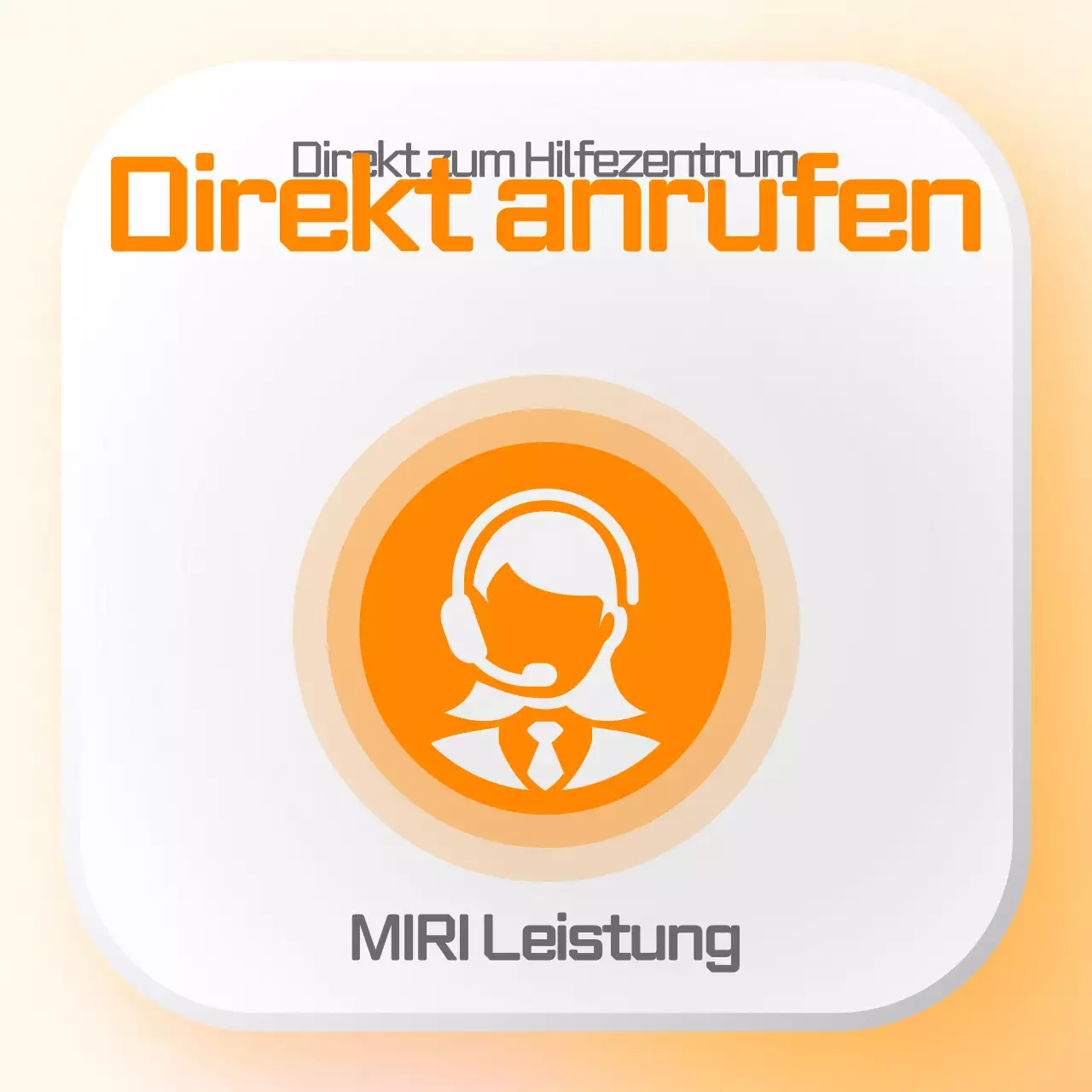 Orange Simple Kundencenter-Leitfaden