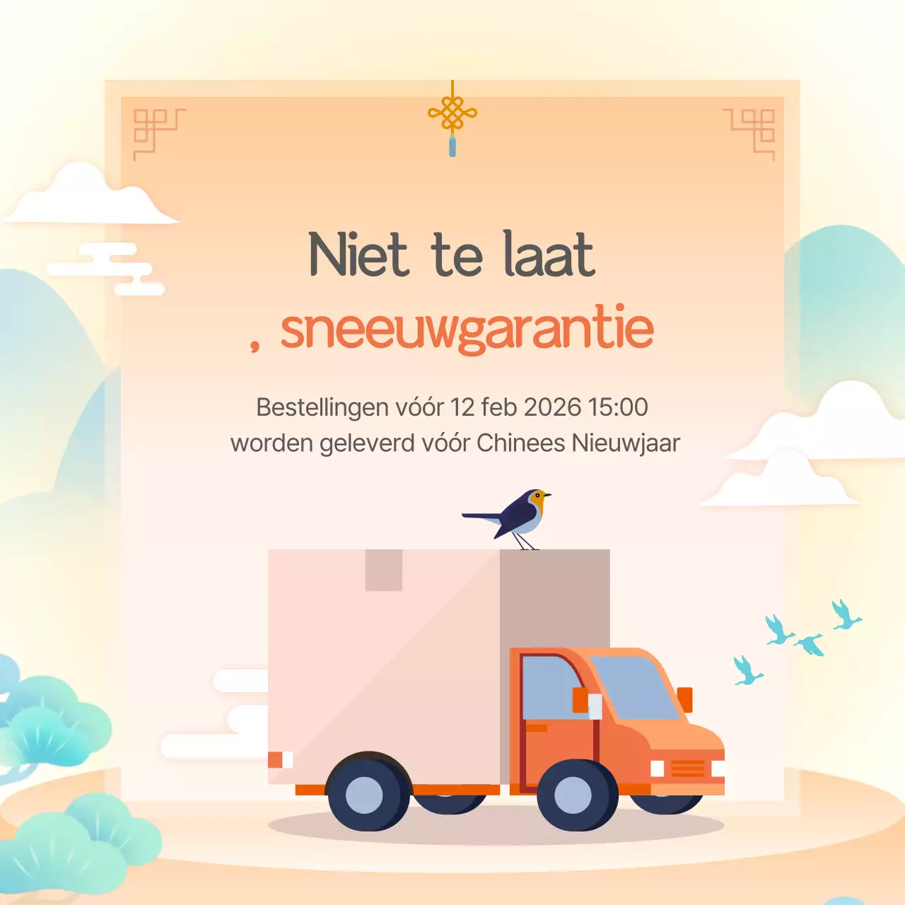 Oranje traditioneel nieuwjaarsevenement