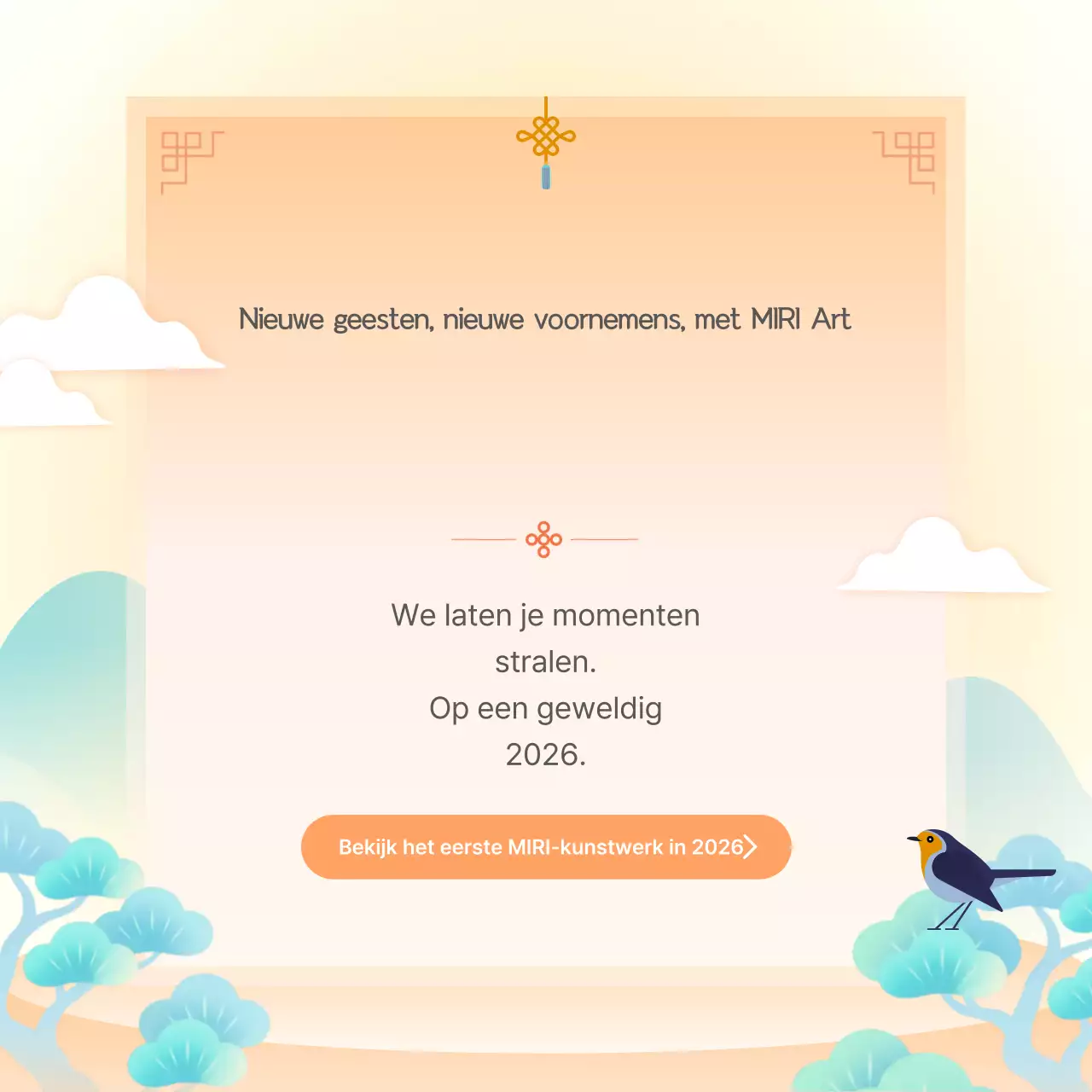 Oranje traditioneel nieuwjaarsevenement