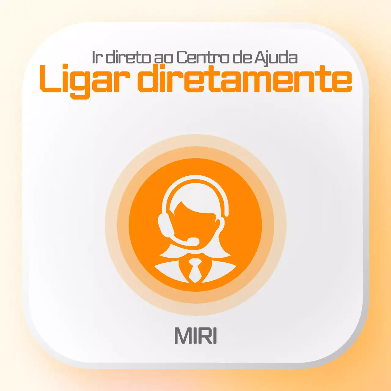 Guia do Centro de Atendimento ao Cliente Orange Simple