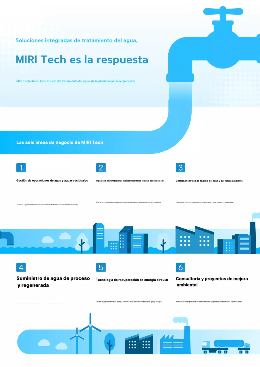 Promoción de soluciones modernas de tratamiento de agua azul