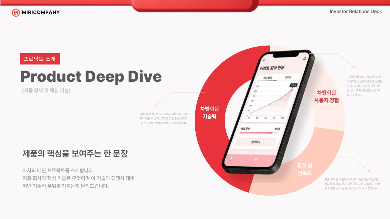 IR덱 프레젠테이션