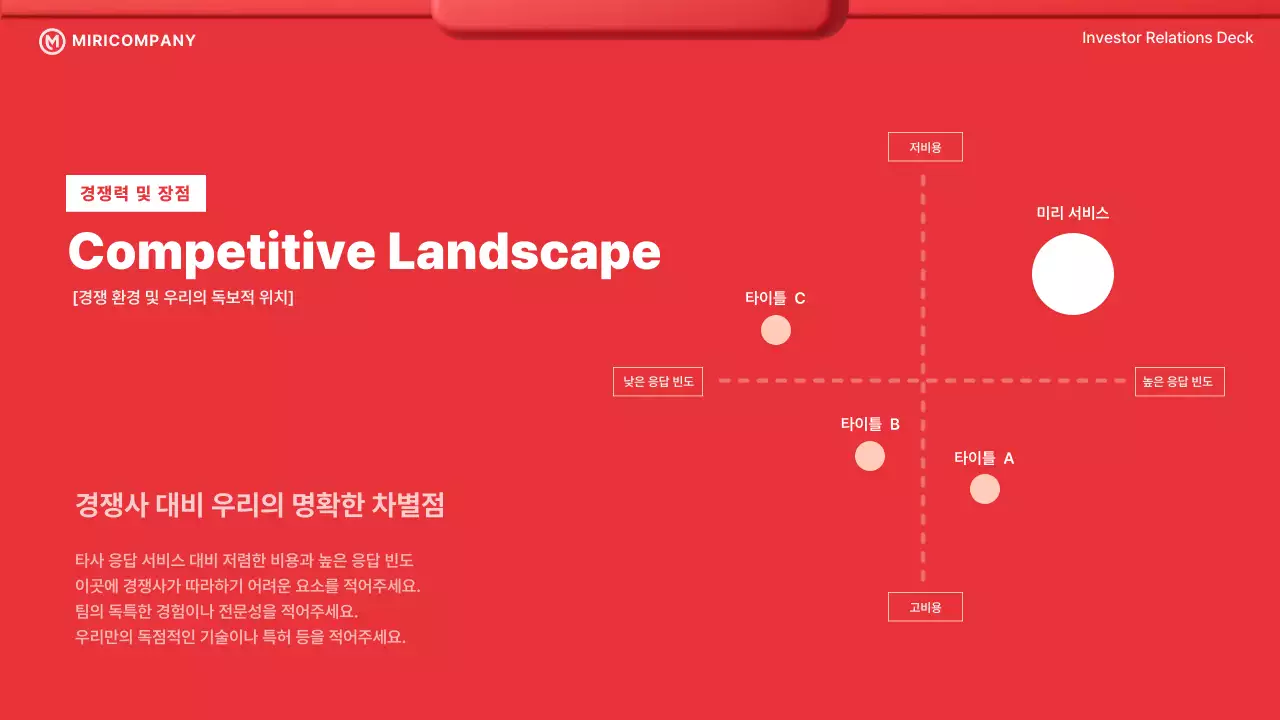 IR덱 프레젠테이션