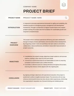 Gradient Modern Project Plan Poster