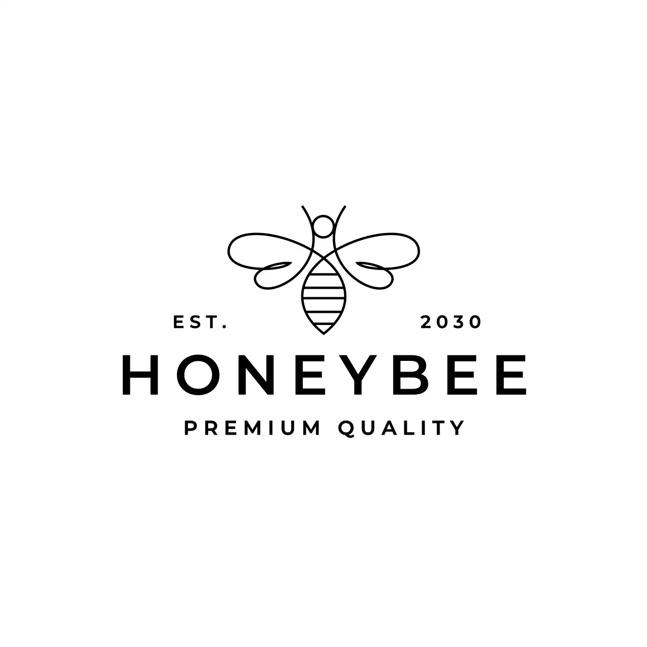 black minimal honey business