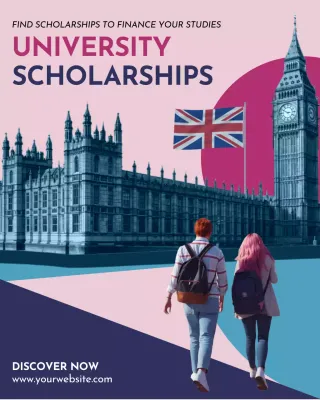 pink modern university promotion