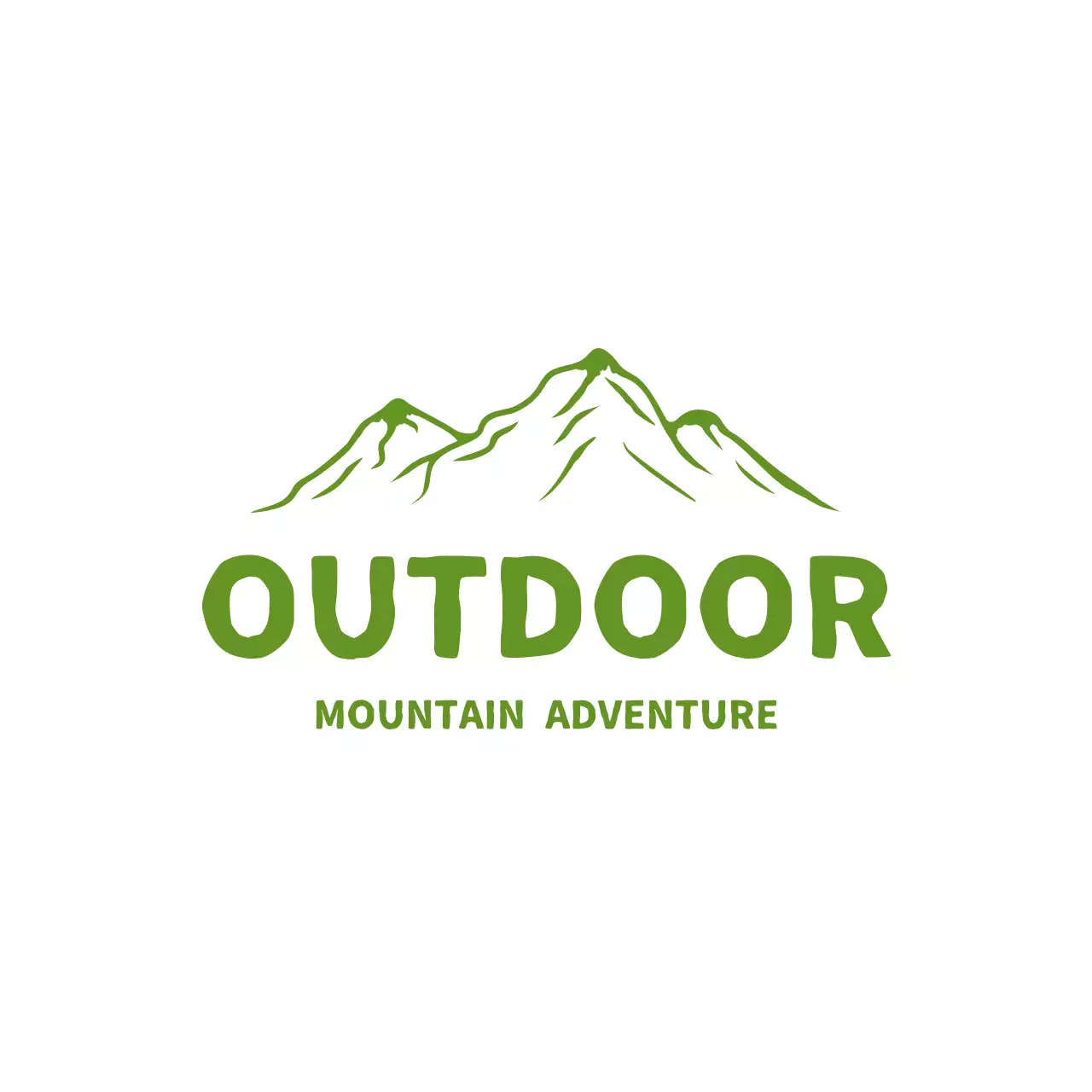 green rustic adventure promotion