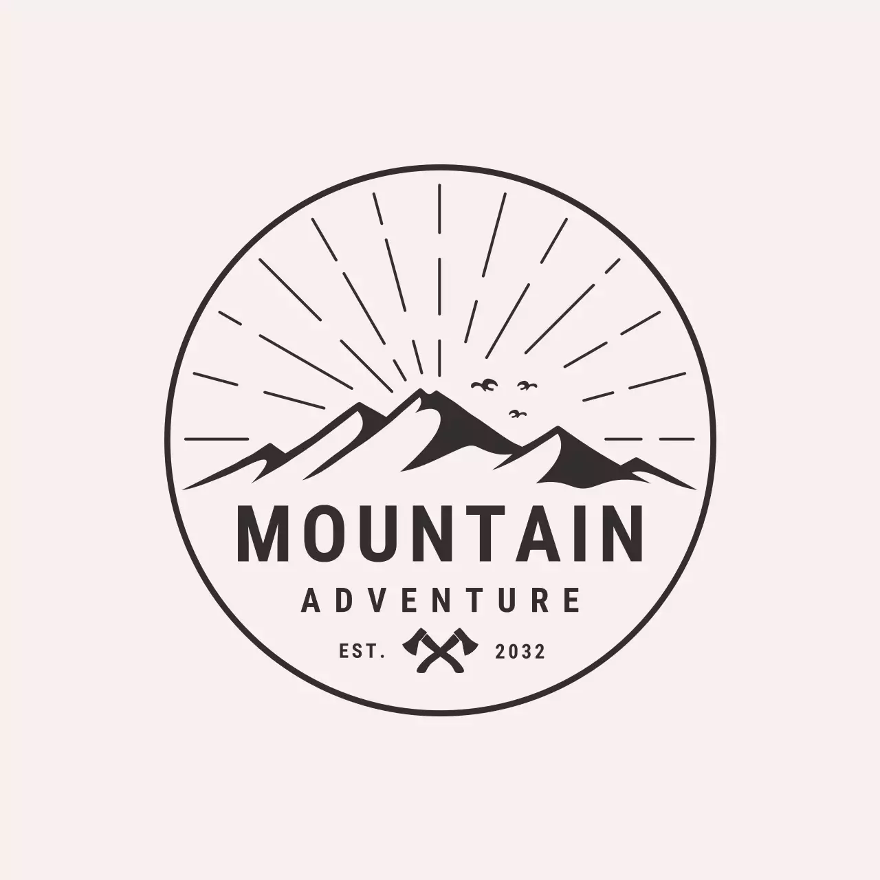 grey rustic adventure for brand identity