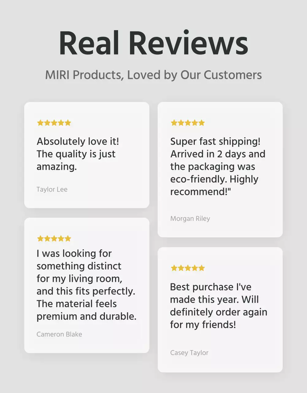 Promosi Ulasan Grey Modern