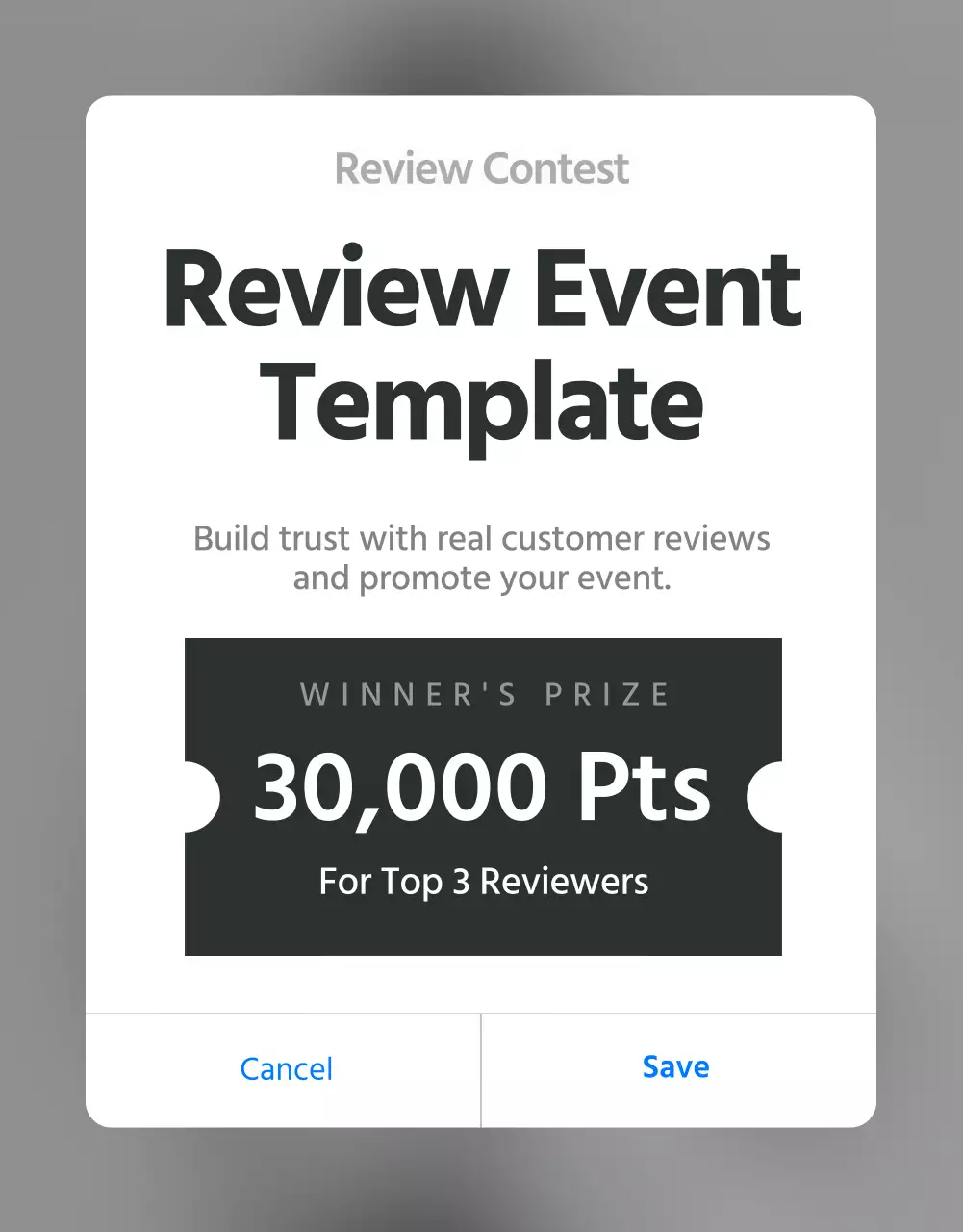 Promosi Ulasan Grey Modern