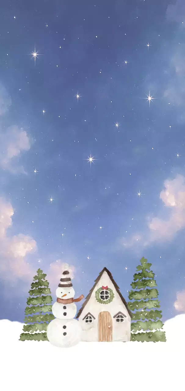 blue rustic winter invitation