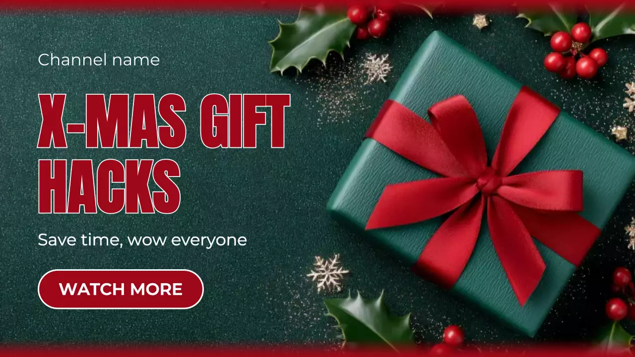 빨강 팝 크리스마스 홍보