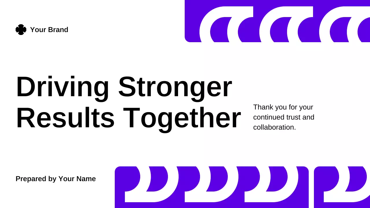 퍼플 모던 비즈니스 보고서