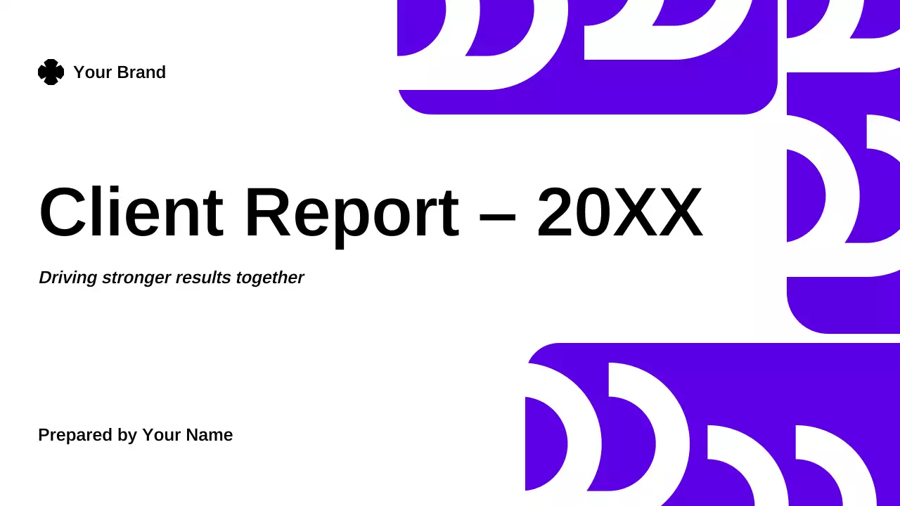 퍼플 모던 비즈니스 보고서