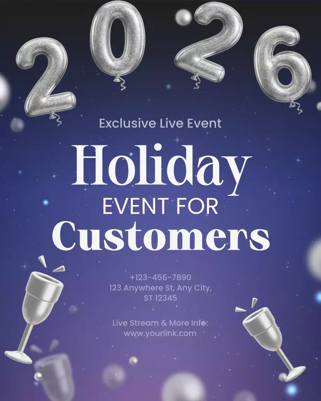 Modern Business Live Announcement Instagram Vertical