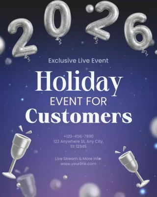 Modern Business Live Announcement Instagram Vertical