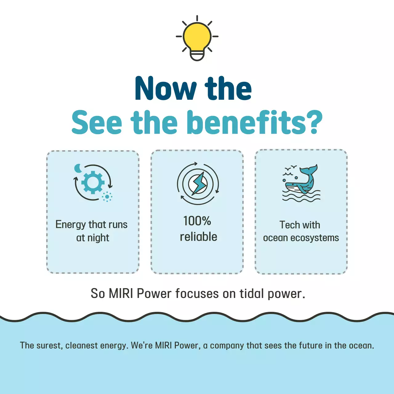 Campanha Sky Blue Simple Eco Friendly Energy