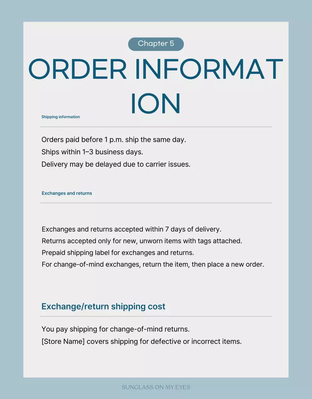 Iklan Olahraga Modern Biru Langit