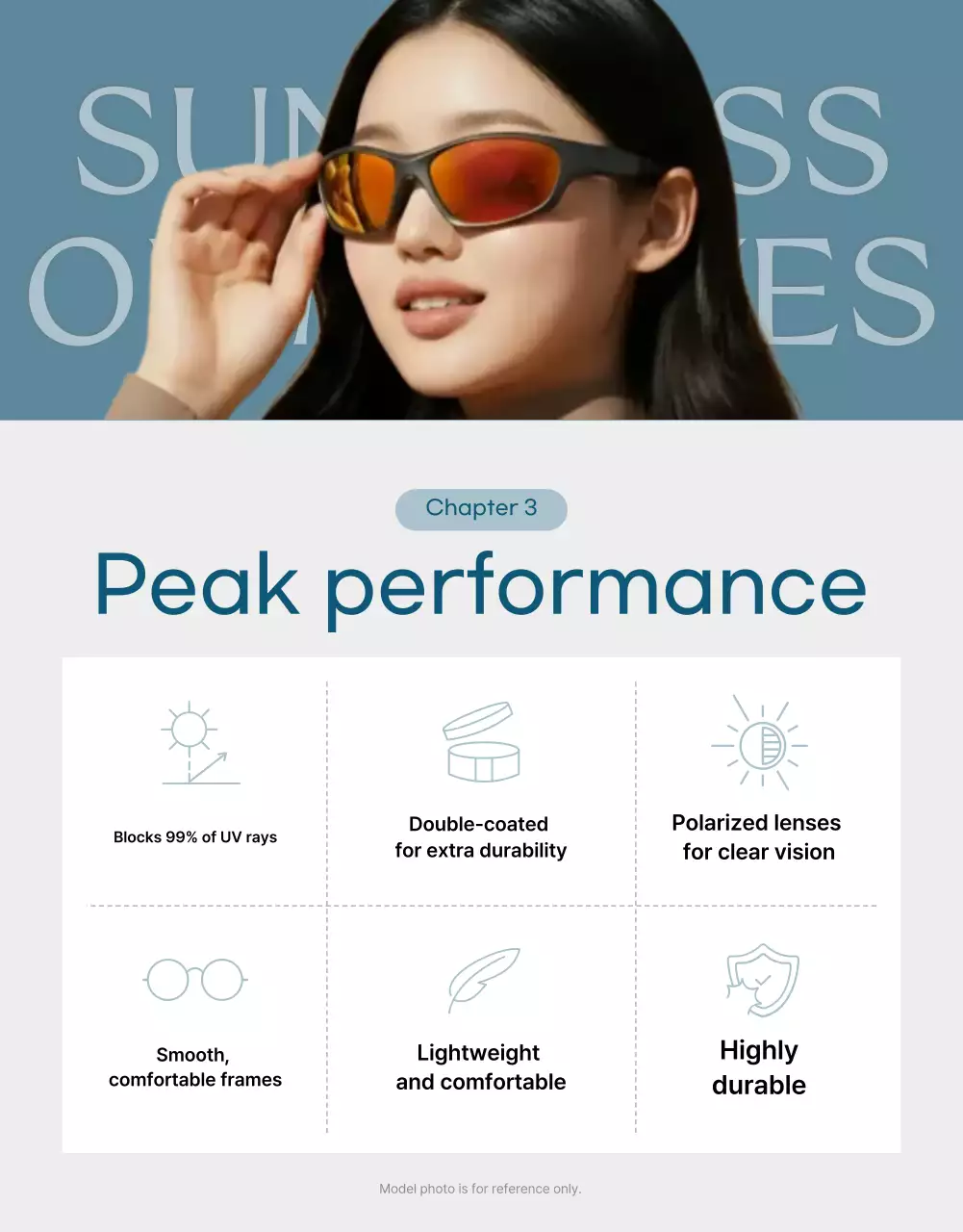 Iklan Olahraga Modern Biru Langit