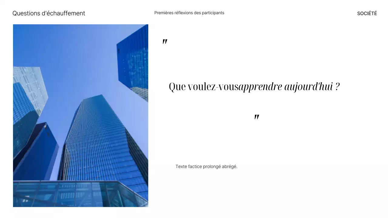 Présentation du cours Blue Modern AI