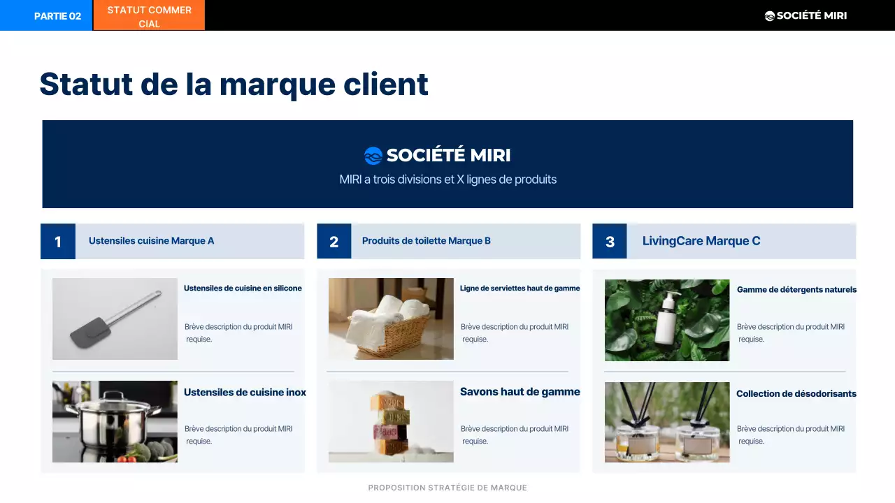 Plan de marque moderne noir